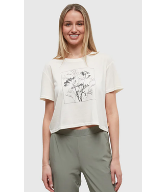 Ten Tree Ten Tree Women's Floral Crop T-Shirt