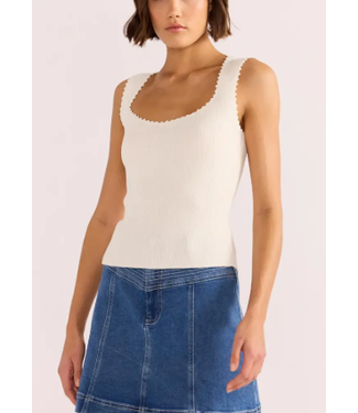 MinkPink Minkpink Isla Boucle Knit Tank