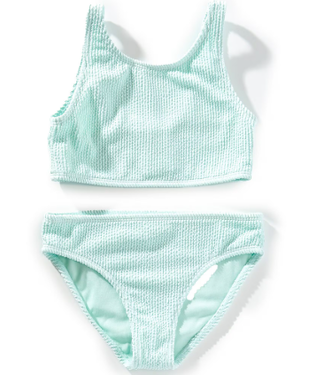 ROXY Roxy Girls' Crinkle Texture Bikini Set
