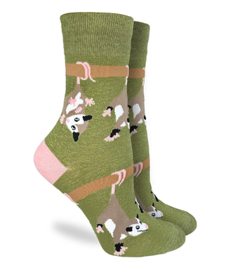 Good Luck Sock Women's Opossums Hanging-  Size 5-9