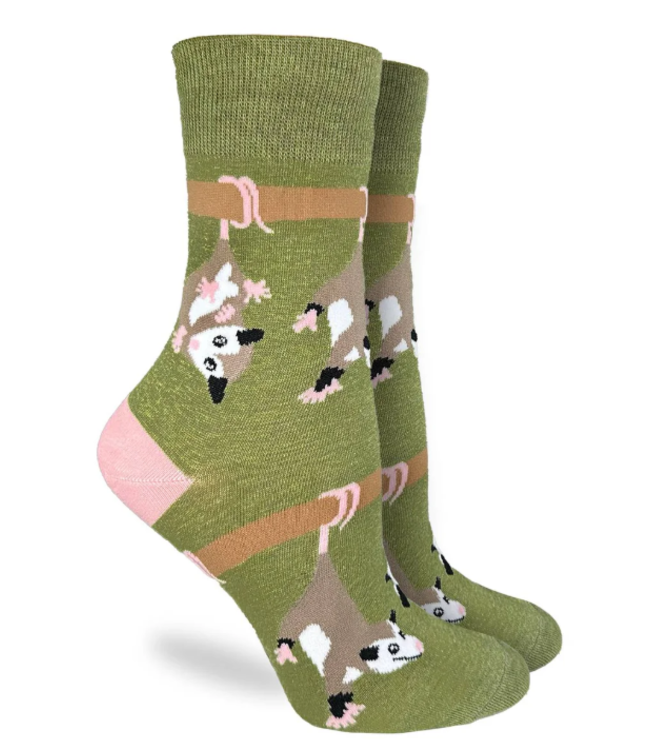 Good Luck Sock Women's Opossums Hanging-  Size 5-9
