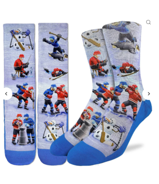 Good Luck Men's Crazy Hockey Socks - Size 8-13