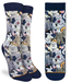 Good Luck Sock Women's Wine & Cats-  Size 5-9