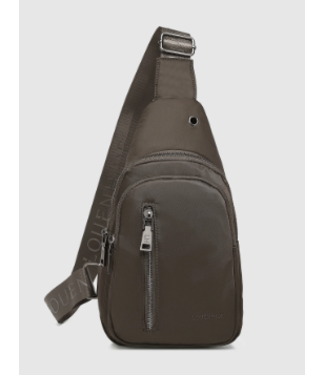 Louenhide Louenhide Boyd Nylon Sling Bag - Chocolate