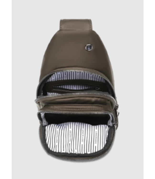 Louenhide Boyd Nylon Sling Bag - Chocolate