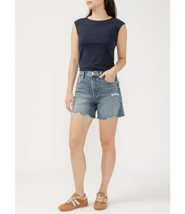 Silver Highly Desirable Long Short 384