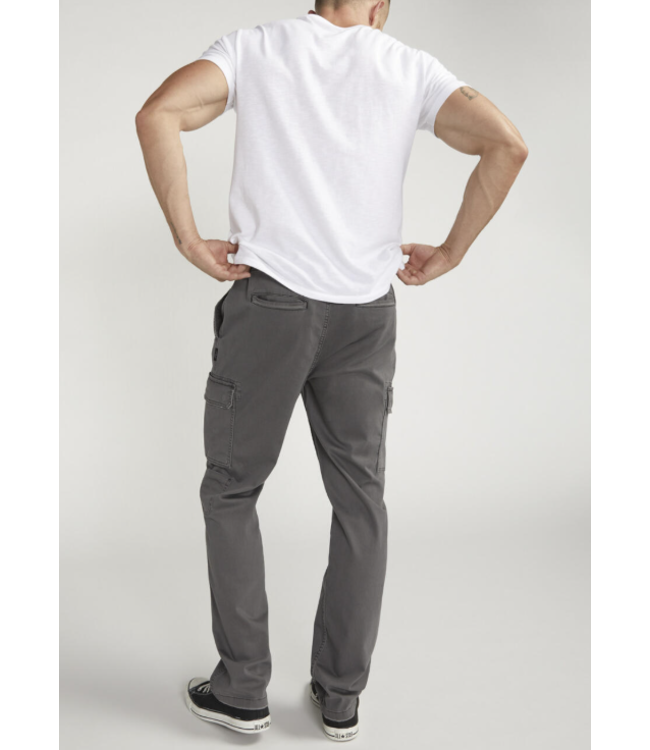 Silver Men's Pull On Cargo Pant