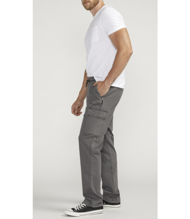 Silver Men's Pull On Cargo Pant