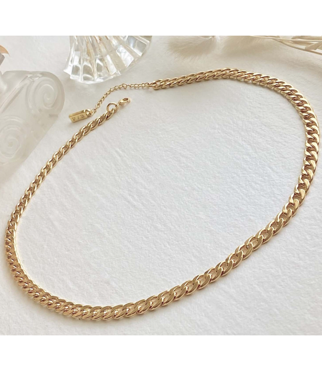 Pika & Bear "One Chain" Large Link Chain Necklace - Gold