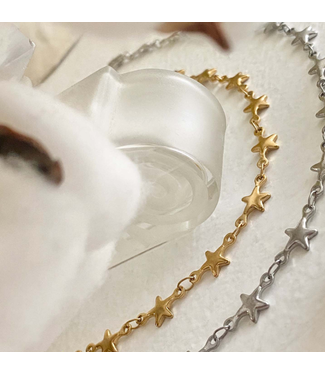 Pika & Bear Pika & Bear "Centauri" Star Chain Anklet - Gold