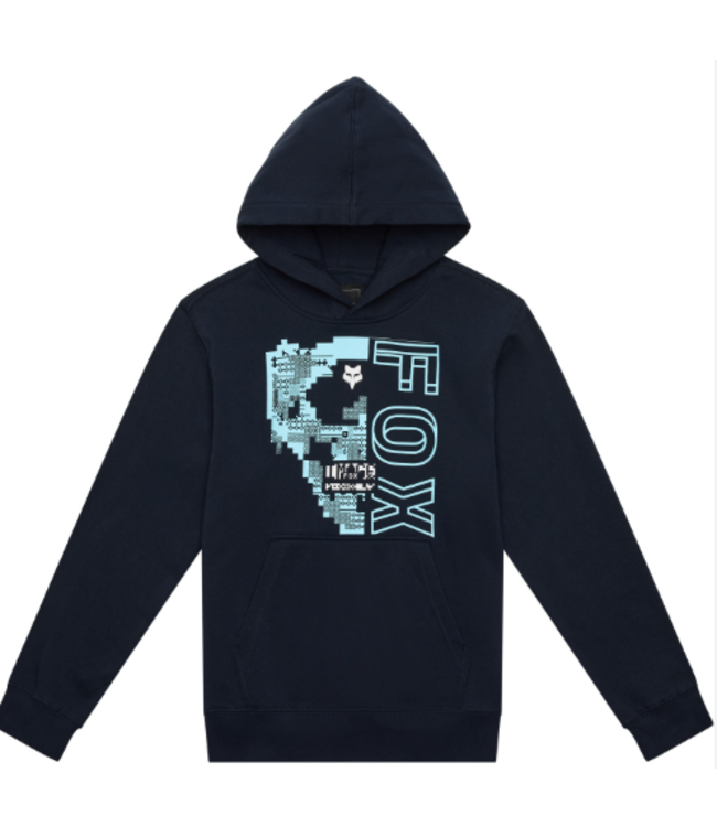 Fox Youth Image Skull Fleece Hoodie