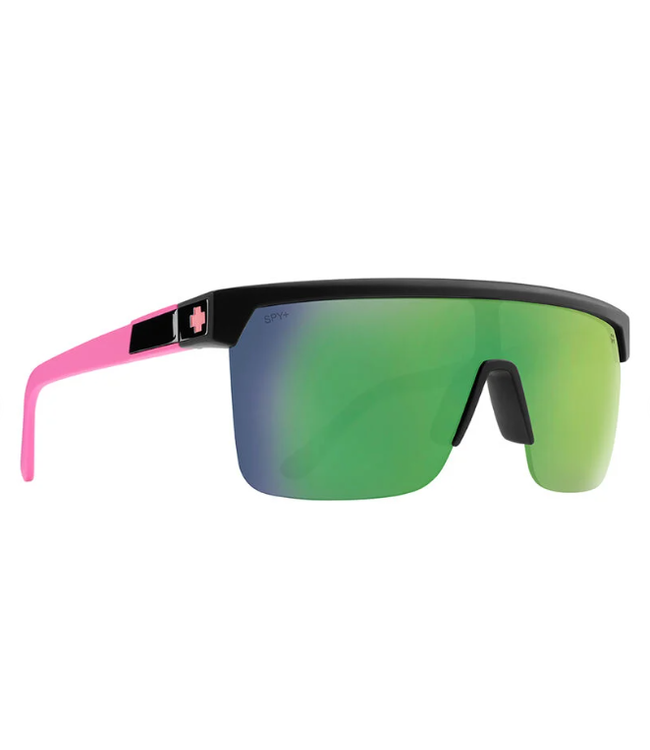 Spy Flynn 5050 Matte Black Matte Pink - Happy Gray Green Light Green Mirror
