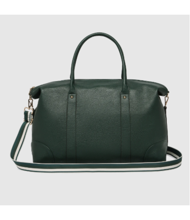 Louenhide Alexis Stripe Travel Bag - Forest Green