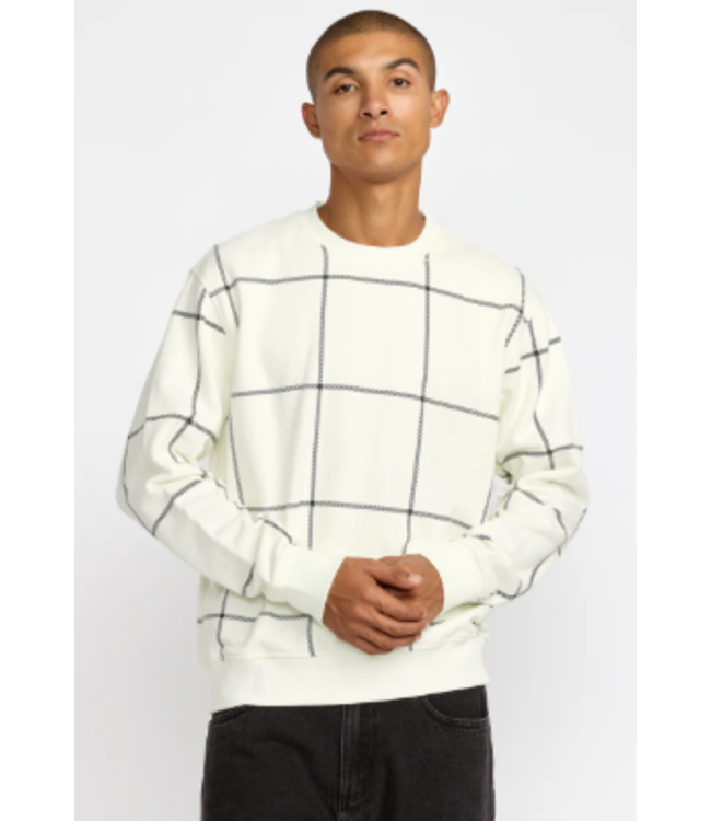 RVCA Men's Vacancy Window Pane Crew
