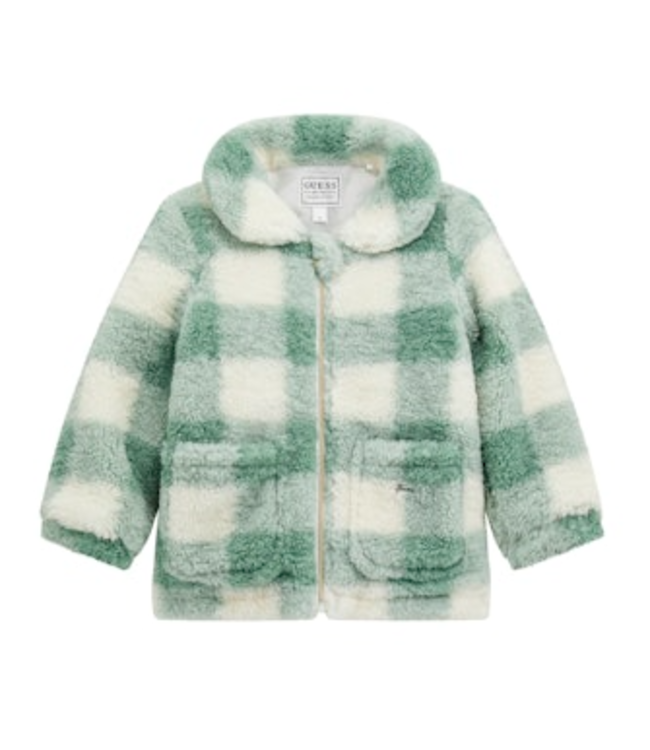 Guess Girl's Fake Fur Jacket
