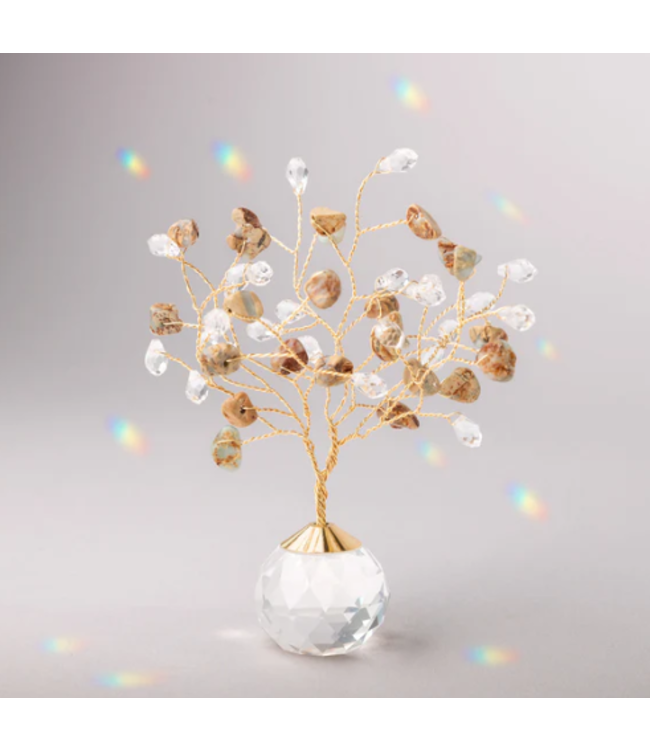 Scout Suncatcher Tree of Life - Aqua Terra/Peace/Gold