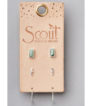 Scout Scout Courtney Stud Trio- Silver