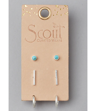 Scout Scout Scarlett Stud Trio - Silver