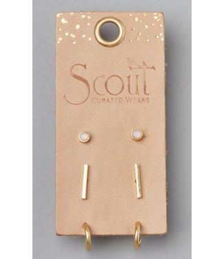 Scout Scout Scarlett Stud Trio - Gold