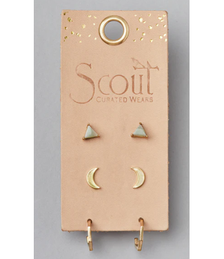 Scout Scout Ella Stud Trio - Gold