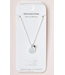 Scout Scout Stone Intention Charm Necklace - Moonstone/Silver