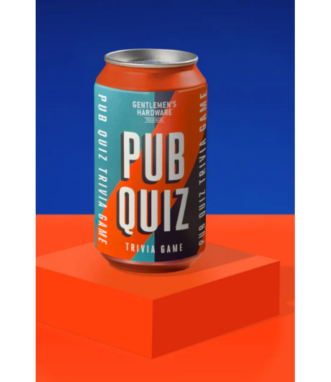 Gentlemen's Hardware Pub Quiz in a Can