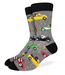 Good Luck Men's Dogs Driving Cars Socks - Size 7-12
