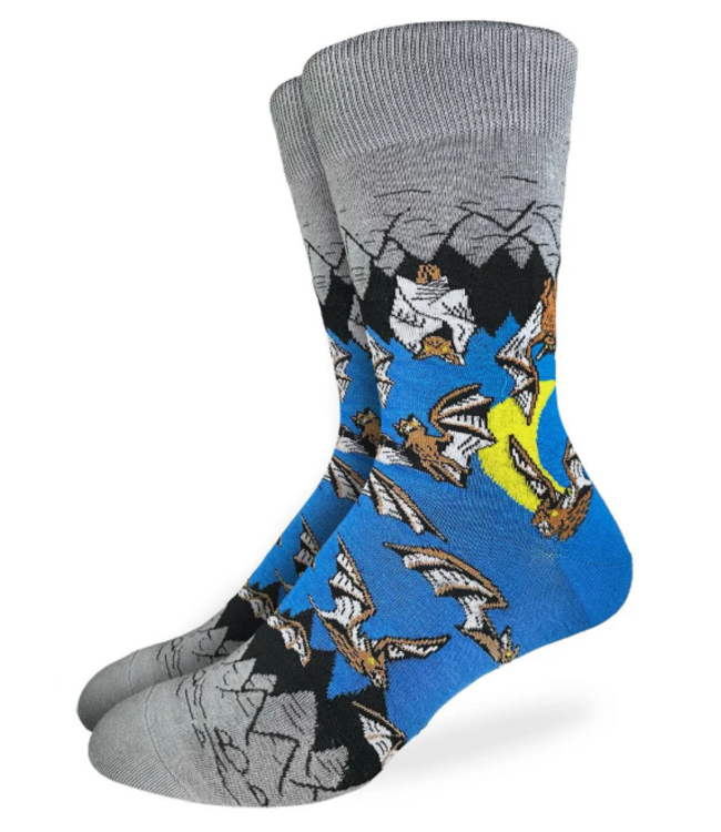 Good Luck Men's Bats Socks - Size 7-12