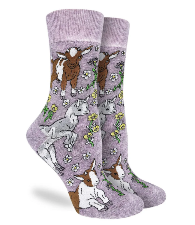 Good Luck Sock Women's Baby Goats Socks - Size 5-9