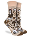 Good Luck Sock Women's Coffee Cats - Size 5-9