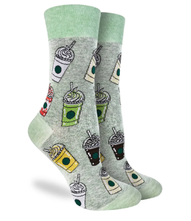 Good Luck Sock Women's Frappuccinos Socks - Size 5-9