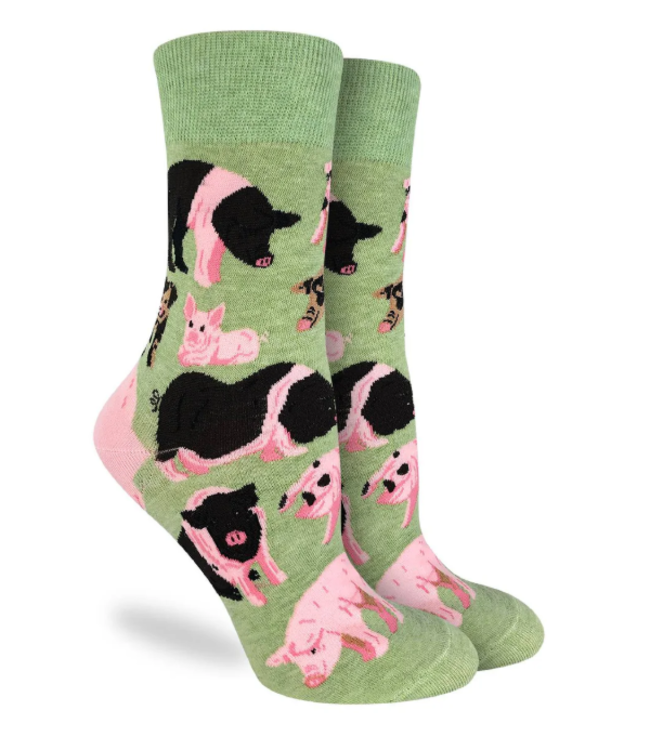 Good Luck Sock Women's Pigs Socks - Size 5-9