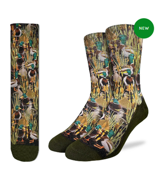 Good Luck Socks Men's Mallard Ducks Socks - Size 8-13