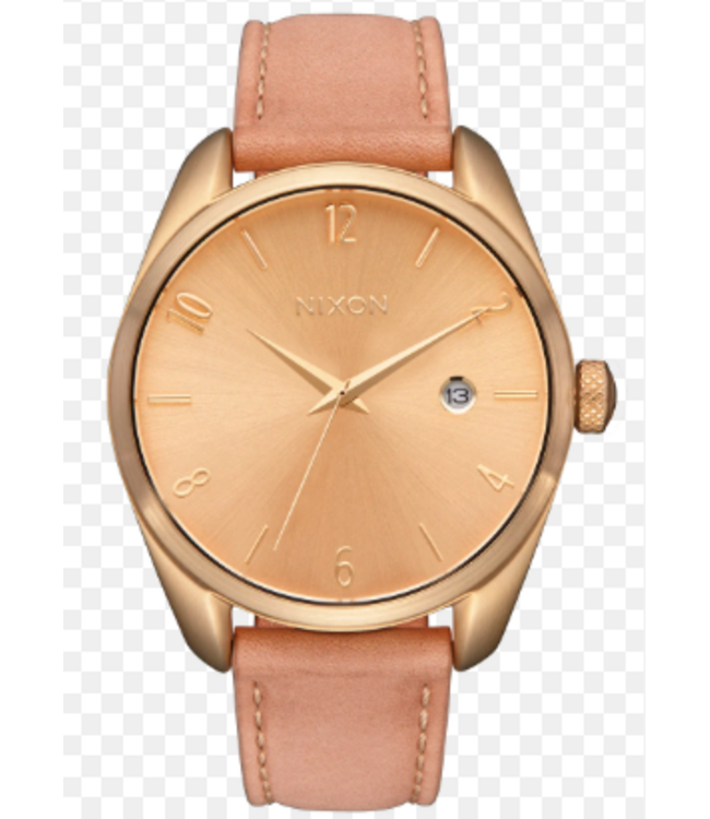 Nixon Thalia Leather - Light Gold/Tan