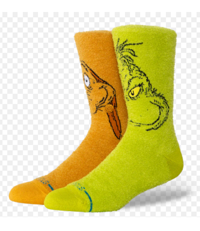 Stance Casual Grinch and Max Socks