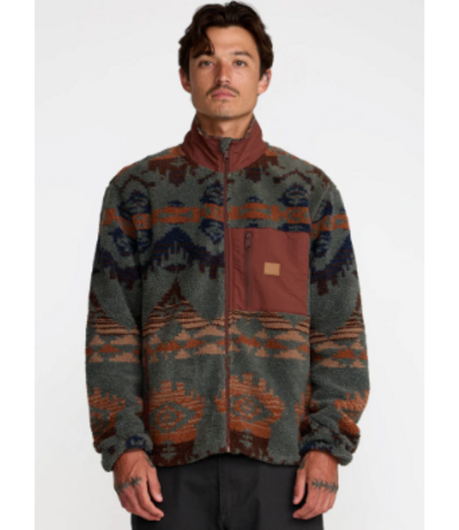 RVCA Men's Jacumba Sherpa Zip