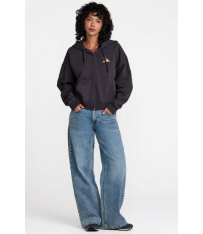 RVCA Women's Court Zip-Up Hoodie