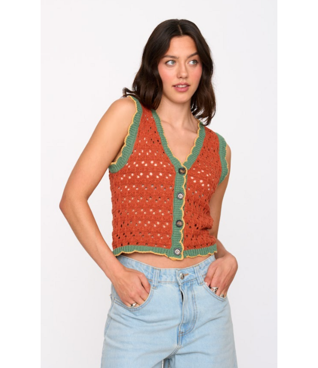 24Colours Women's Knited Vest