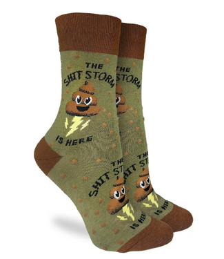 Good Luck Sock Women's Shit Storm Socks - Size 5-9