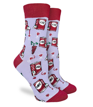Good Luck Sock Women's Boxed Wine Socks - Size 5-9