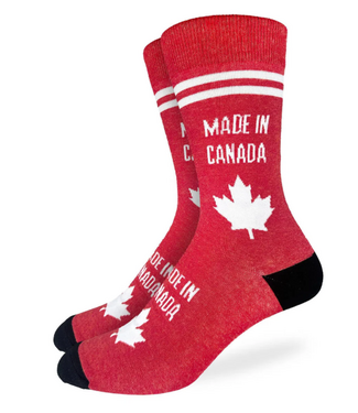 Good Luck Men's Made In Canada Socks - Size 7-12