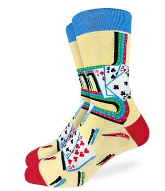 Good Luck Men's Cribbage Socks - Size 7-12