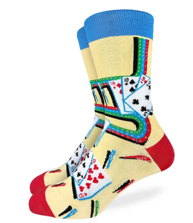 Good Luck Men's Cribbage Socks - Size 7-12