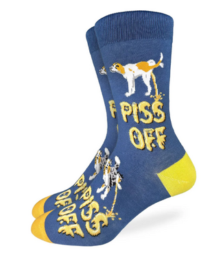 Good Luck Men's Piss Off Socks - Size 7-12
