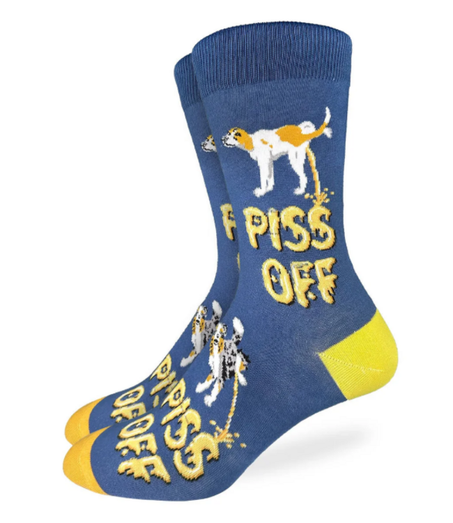 Good Luck Men's Piss Off Socks - Size 7-12