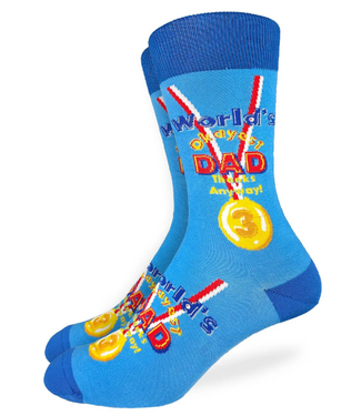 Good Luck Men's World's Okayest Dad Socks - Size 7-12