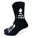 Good Luck Men's I'm With Stupid Socks - Size 7-12