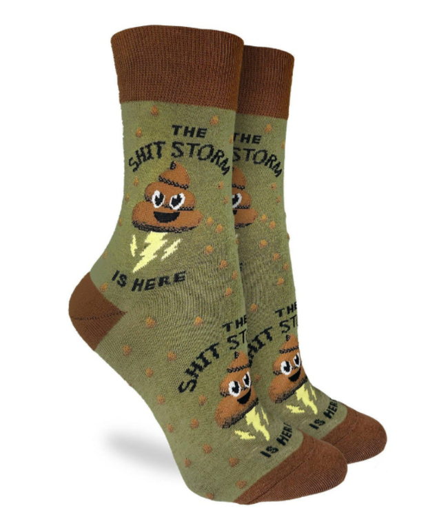 Good Luck Men's Shit Storm Socks - Size 7-12