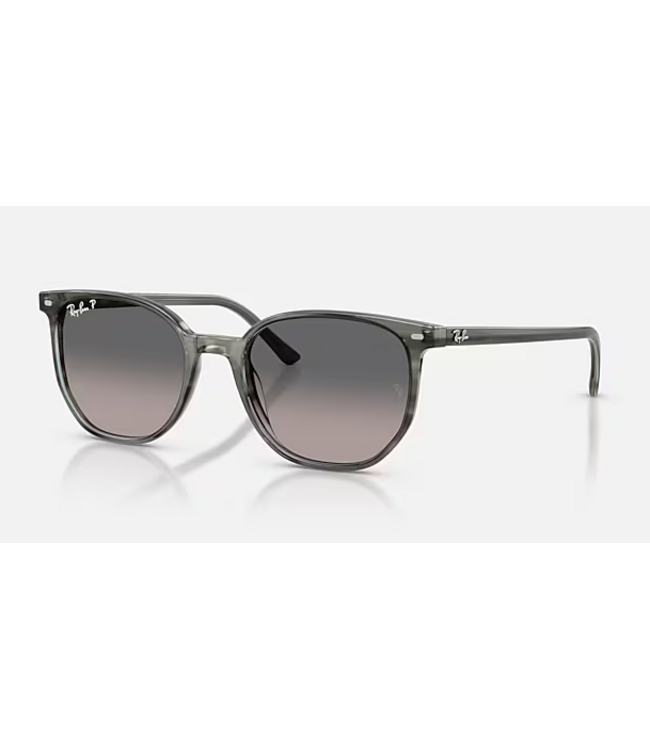 Ray-Ban Elliot Striped Grey w/Polar Grey Gradient