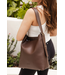Louenhide Louenhide Audrey Bucket Bag - Chocolate